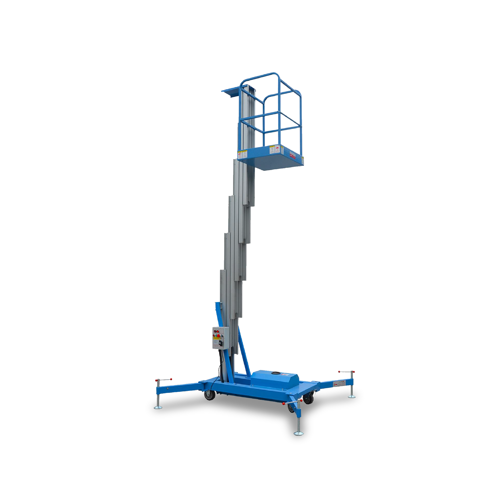 SINGLE MAST ALUMINIUM AERIAL LIFT PLATORM